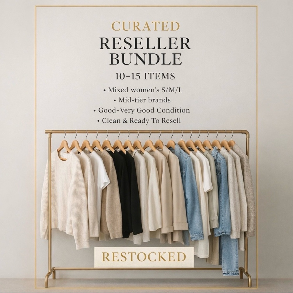 RESELLER BUNDLE — Various Sizes- 10-15 items per bundle.